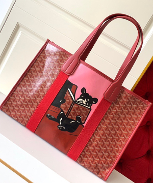 고야드 빌렛 토트백 레드