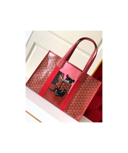 고야드 빌렛 토트백 레드