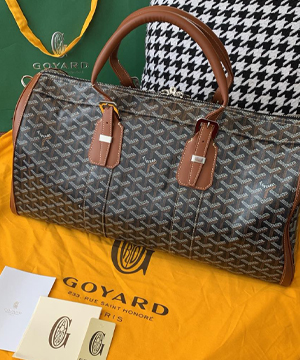 고야드 보스턴백 블랙 탄