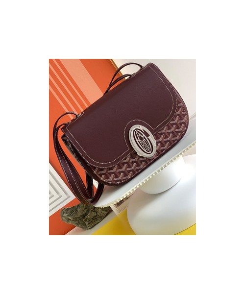 고야드 233 숄더백 버건디