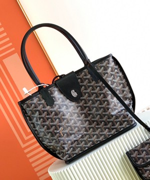 고야드 페인팅 앙주 미니백 블랙