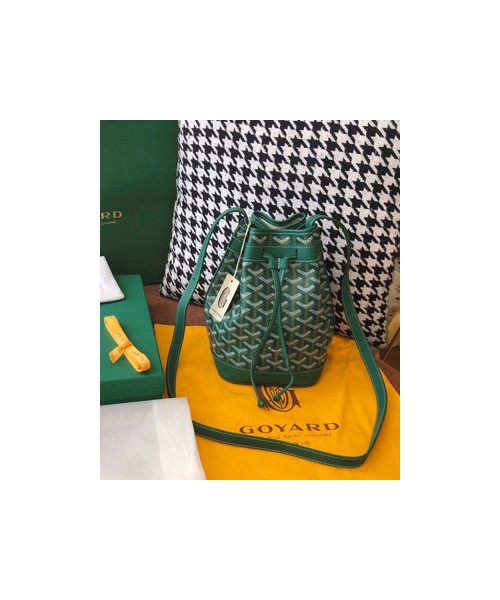 고야드 쁘띠플로 버킷백 그린