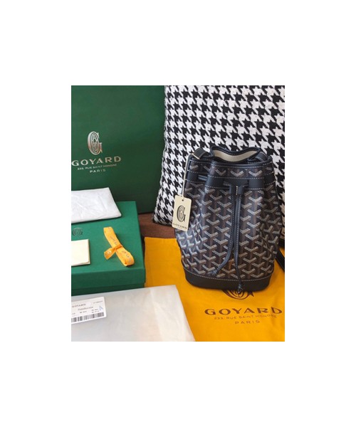 고야드 쁘띠플로 버킷백 블랙