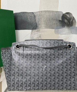 고야드 루에뜨 플랩 숄더백 그레이