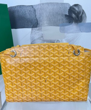 고야드 루에뜨 플랩 숄더백 옐로우