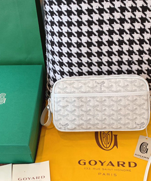 고야드 카페르 크로스백 화이트 블루