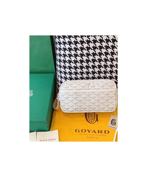 고야드 카페르 크로스백 화이트 블루