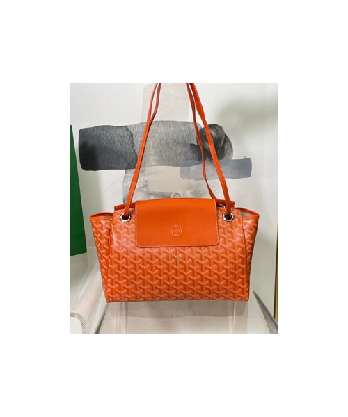 고야드 루에뜨 플랩 숄더백 오렌지