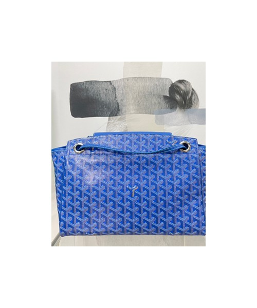 고야드 루에뜨 플랩 숄더백 스카이 블루