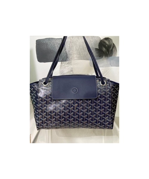 고야드 루에뜨 플랩 숄더백 마린 블루