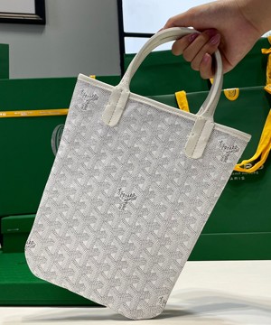 고야드 포아티에 토트백 화이트