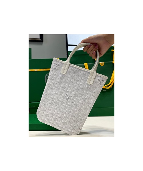 고야드 포아티에 토트백 화이트