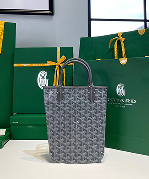 고야드 포아티에 토트백 그레이