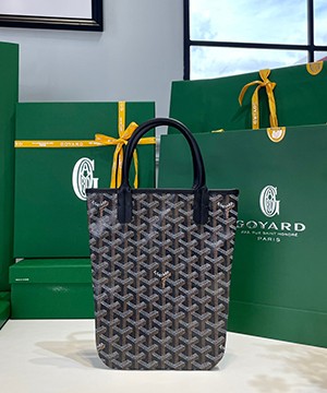 고야드 포아티에 토트백 블랙