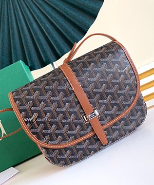 고야드 벨베데르 크로스백 블랙 탄