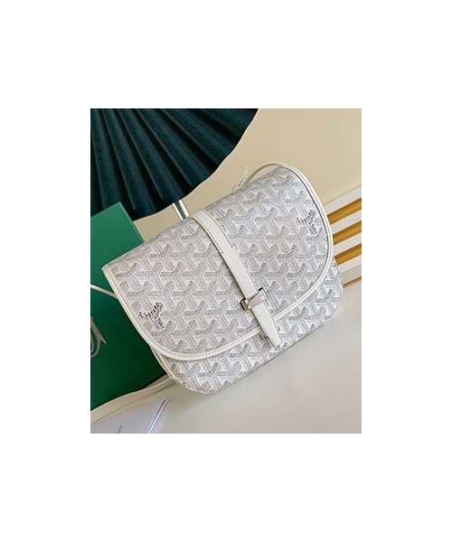 고야드 벨베데르 크로스백 화이트