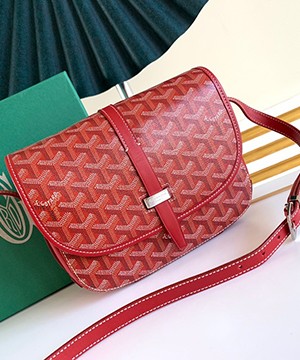 고야드 벨베데르 크로스백 레드