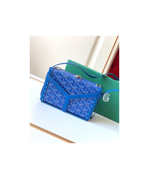 고야드 19FW 트렁크 스트랩백 스카이 블루