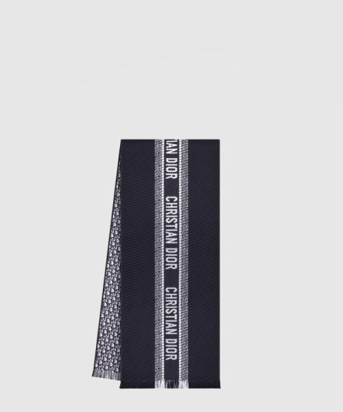 디올 Oblique University 리버서블 스카프 14CDO