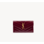 생로랑 페이턴트 가죽 소재 플랩 카드 케이스