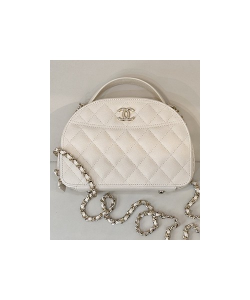 샤넬 25C 볼링백 크루즈 하프문 탑핸들 AP4438