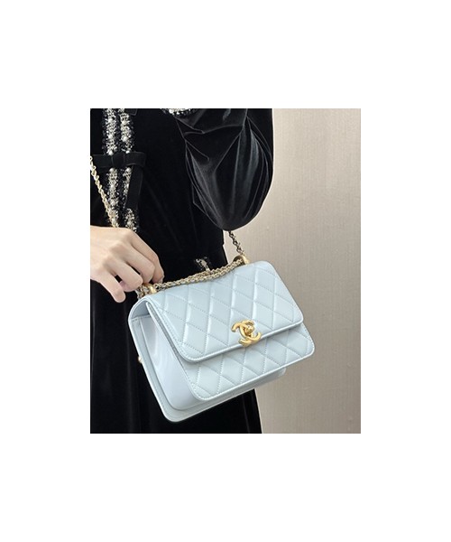 샤넬 24C 뉴시즌 체인 플랩백 22 AS2649