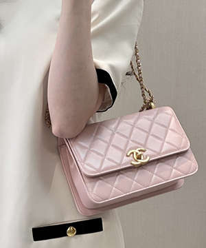 샤넬 24C 뉴시즌 체인 플랩백 22 AS2649