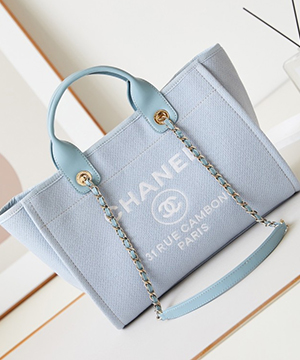 샤넬 31 RUE 믹스드 파이버 도빌백 미디엄