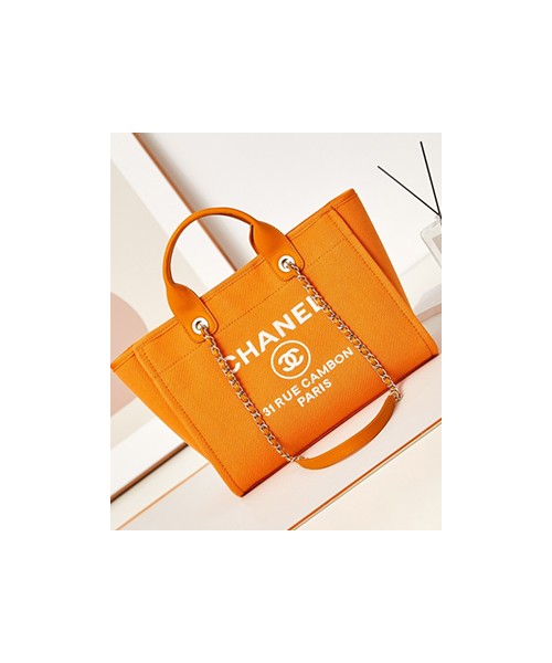 샤넬 31 RUE 믹스드 파이버 도빌백 미디엄