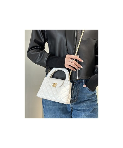 샤넬 샤이니 카프스킨 나노 켈리 핸들백