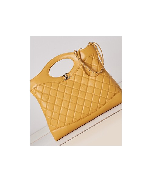 샤넬 31 라지 쇼핑백 토트백 금장