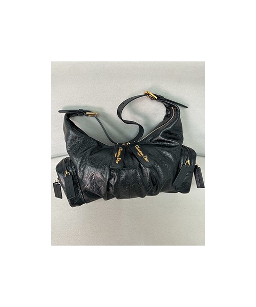 디올 그랜드 투어 멀티 포켓 미디엄 블랙