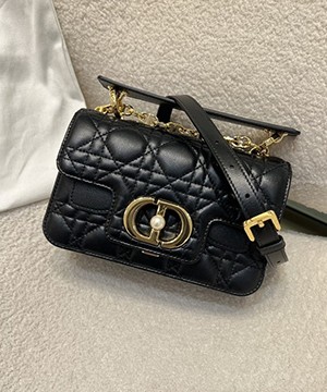 디올 졸리 미니 탑 까나쥬 토트백