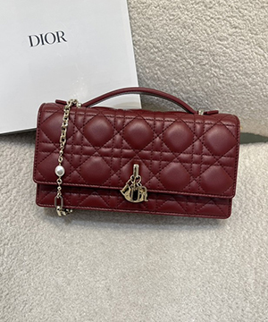 디올 미스 디올 탑 핸들 까나쥬 체인백