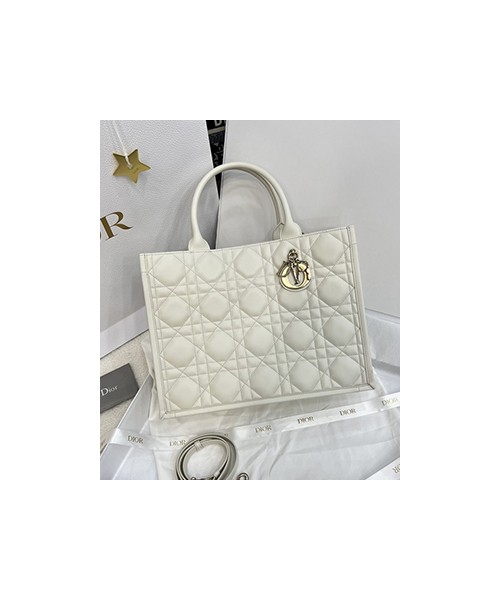 디올 북 토트 레더 스트랩 미디움