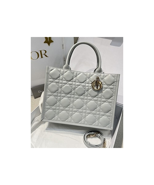 디올 북 토트 레더 스트랩 미디움