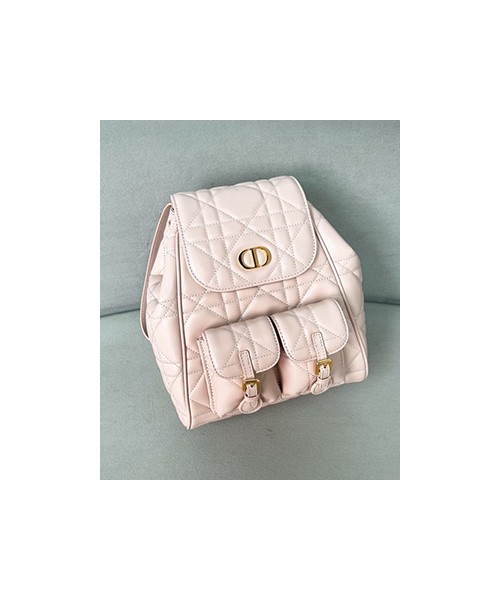 디올 카로 백팩 미디엄 핑크