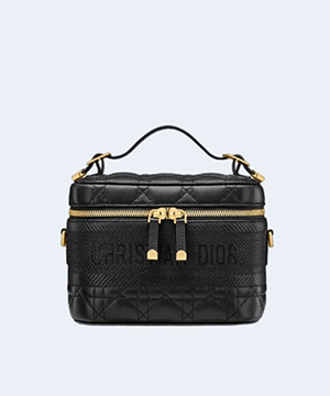 디올 레이디 트래블 베니티 케이스 블랙