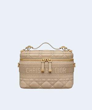 디올 레이디 트래블 베니티 케이스 베이지