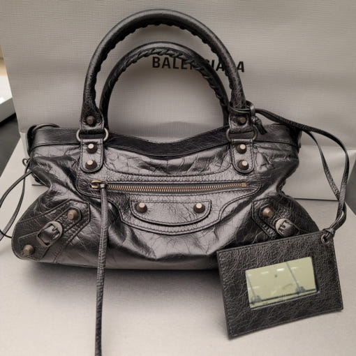 발렌시아가 르 시티 퍼스트 백 블랙