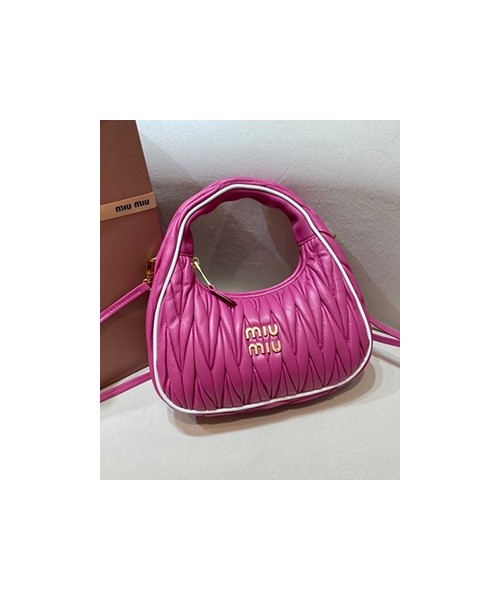 미우미우 완더 마테라쎄 나파 호보백 5BC125