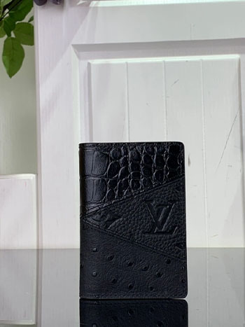 루이비통 오거나이저 크로커다일 오스트리치 매트 카드지갑