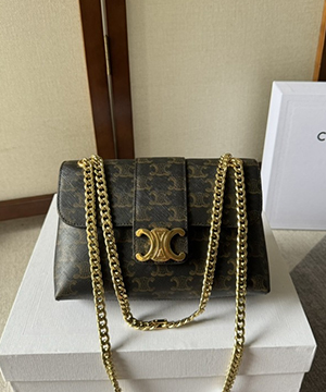 셀린느 틴 빅투아르 소프트 레더 숄더