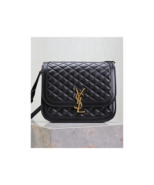 생로랑 솔페리노 미디엄 서플 퀄팅 램스킨 사첼 733704