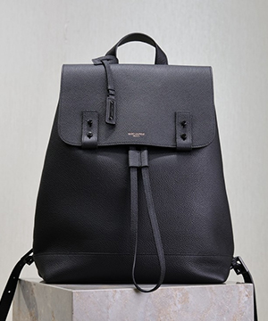 생로랑 그레인 가죽 삭 드 쥬르 백팩 480585