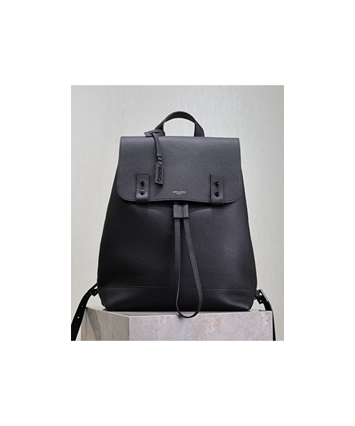 생로랑 그레인 가죽 삭 드 쥬르 백팩 480585