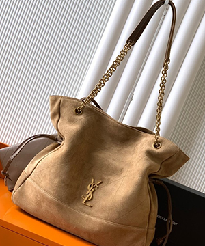 생로랑 제이미 4.3 체인 스웨이드 숄더