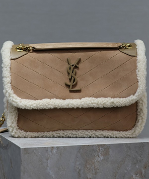 생로랑 빈티지 니키 시어링 미디움백