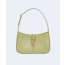 생로랑 LE 5 A 7 카바스 레더 호보백 라이트 그린