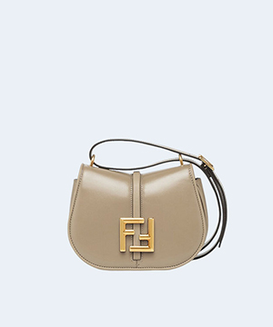 펜디 커몬 미니 푸시아 레더백 그레이